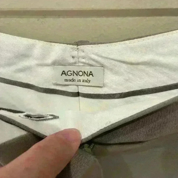 Agnona Virgin wool made in Italy pants size 46 - Picture 3 of 12